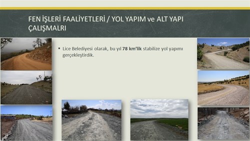 2 YILDA 78 KM STABİLİZE YOL YAPIMI GERÇEKLEŞTİRDİK